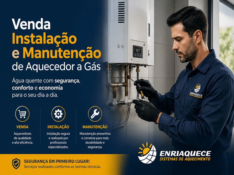 Enriaquece Aquecedor A Gas